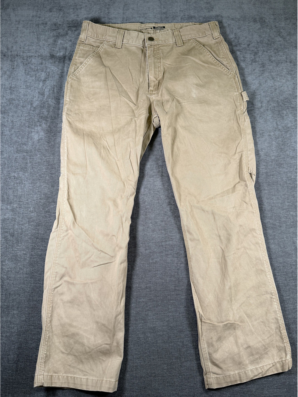 Carhartt Relaxed Fit Khaki Work Pants 34x30
